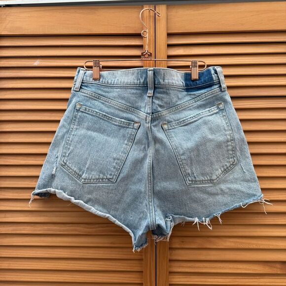 Abercrombie & Fitch Mom High rise denim shorts size 10 - Picture 4 of 6